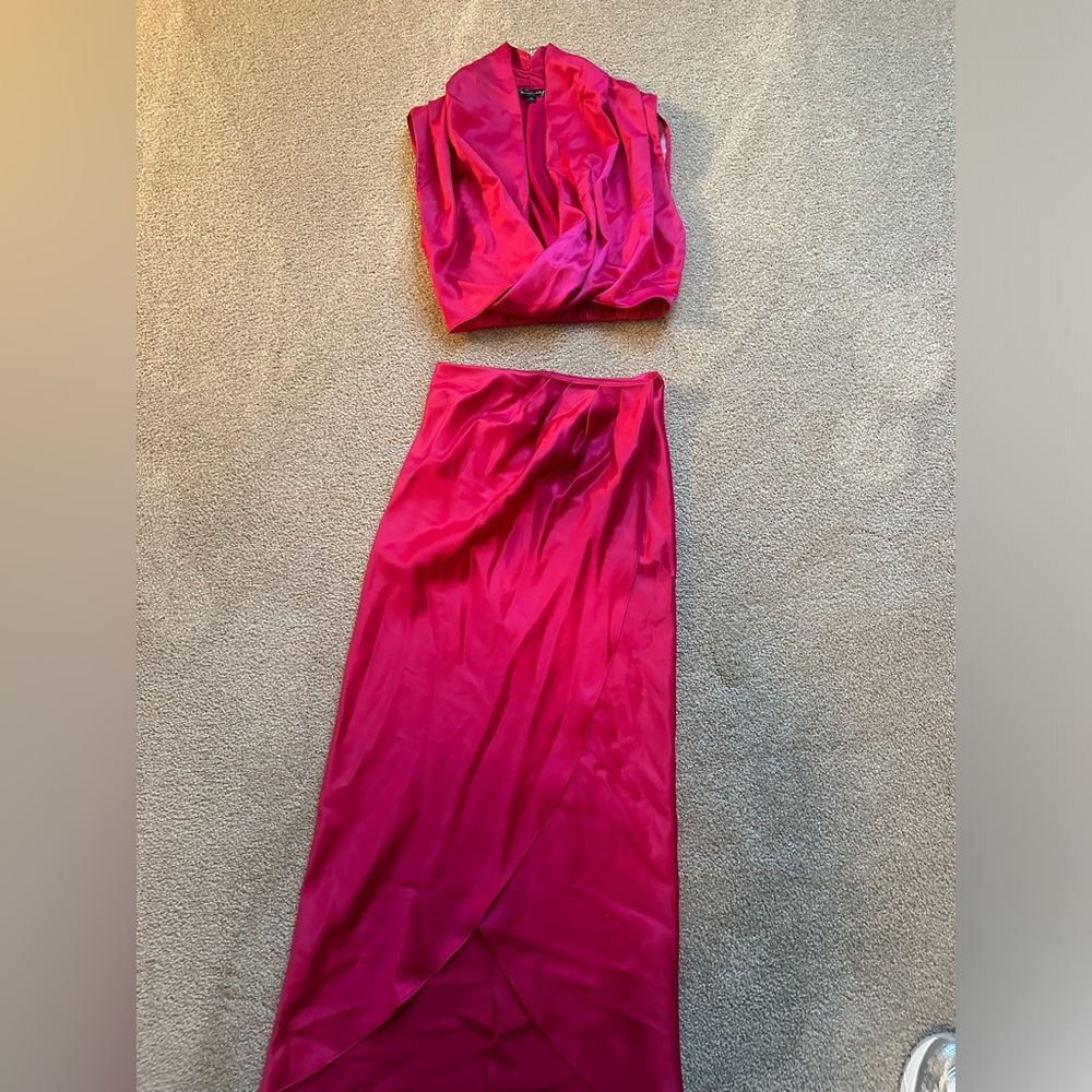 Line and Dot Pink Set